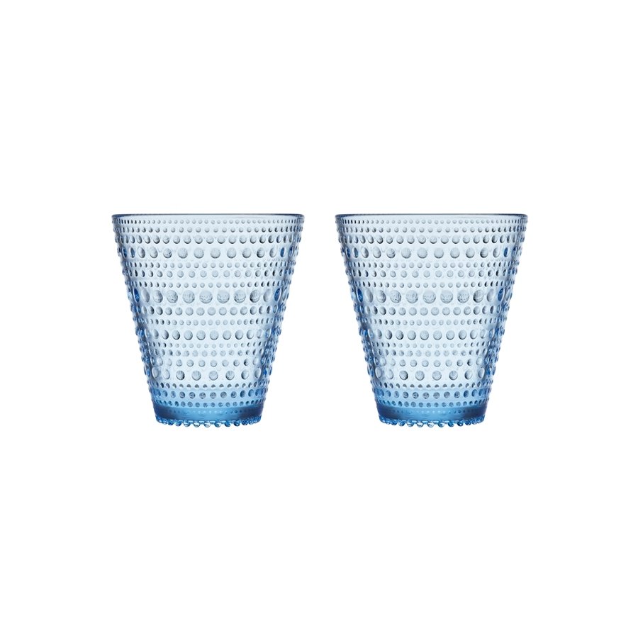 Iittala Kastelhelmi Wasserglas 2er Set 30 cl, Aqua