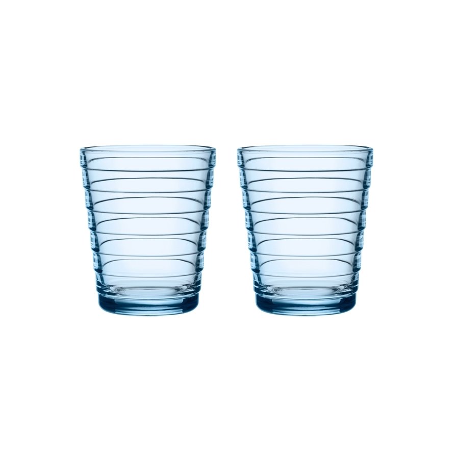 Iittala Aino Aalto Trinkglas 2er Set 22 cl, Aqua