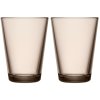 Iittala Kartio Trinkglas 2er Set, 40 cl, Leinen