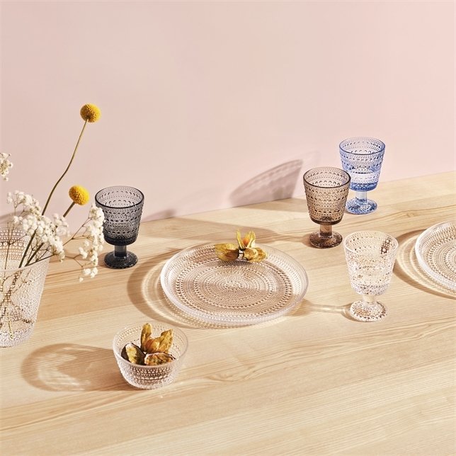 Iittala Kastehelmi Stielglas 2er Set 26 cl, Clear