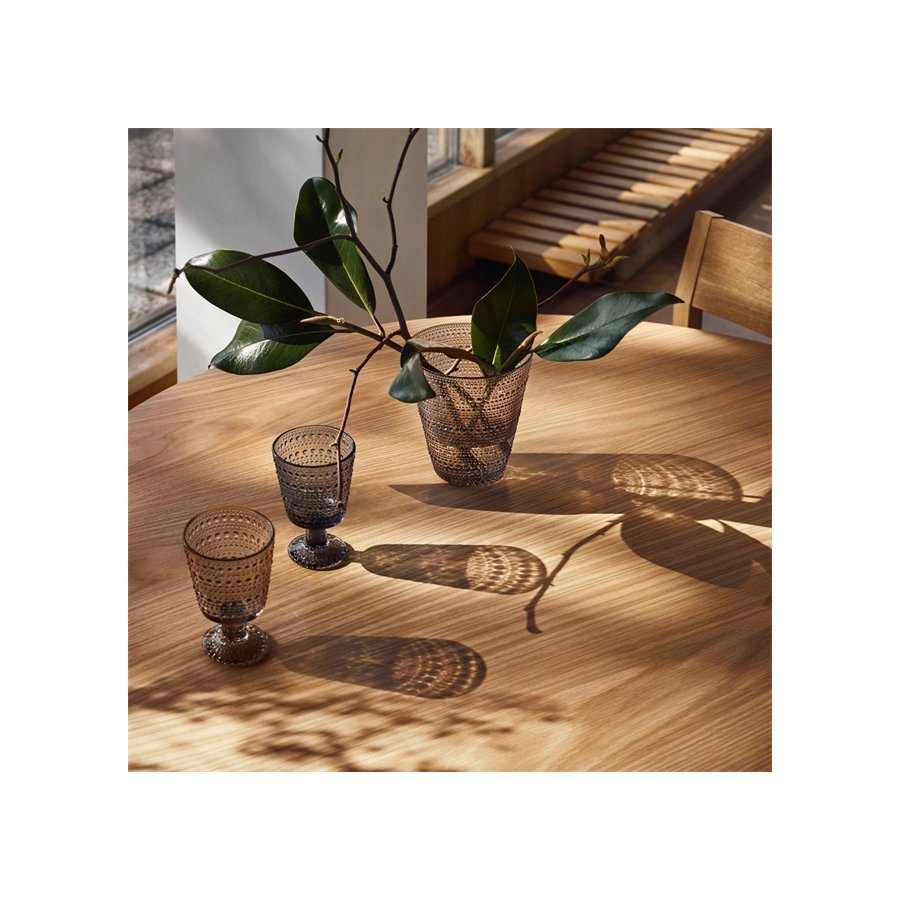 Iittala Kastehelmi Stielglas 2er Set 26 cl, Leinen