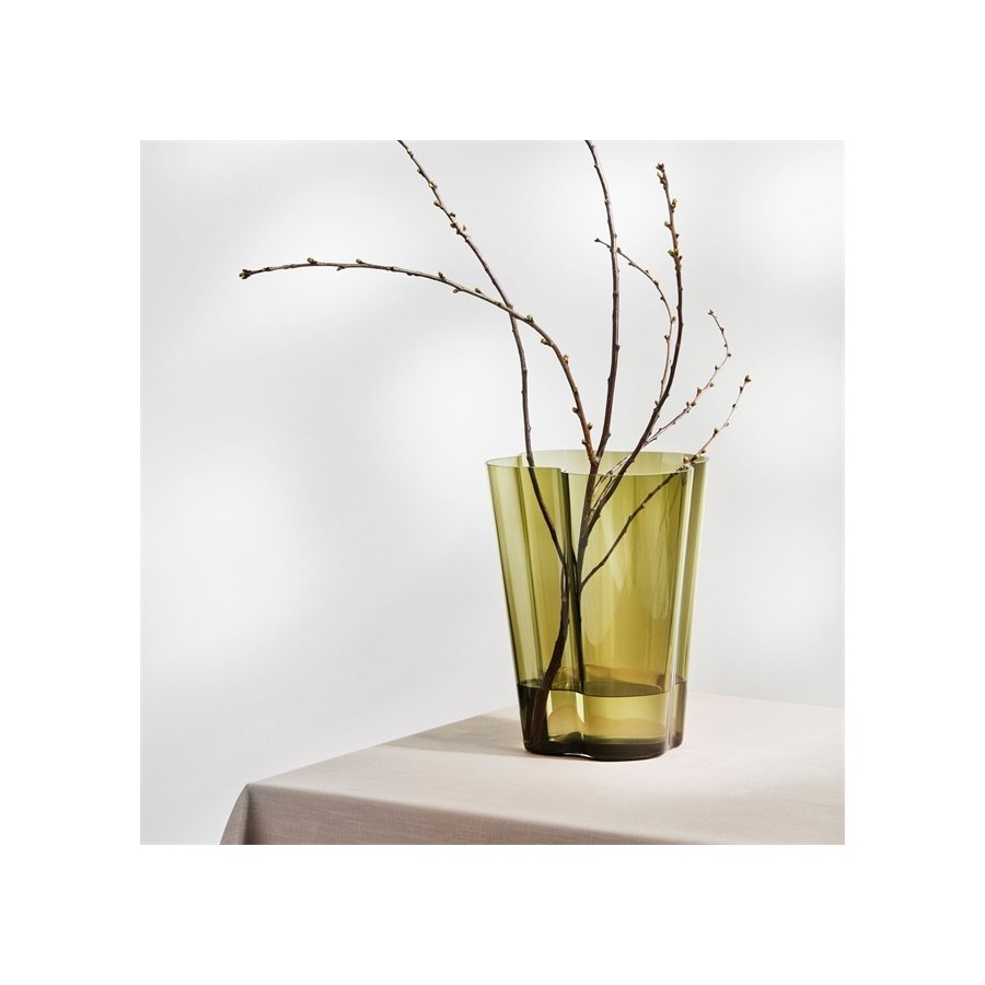 Iittala Aalto Vase H27 cm, Mosgrn