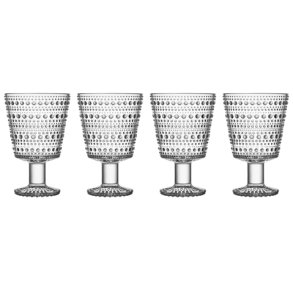 Iittala Kastehelmi Stielglas 4er Set, 26 cl, Klar