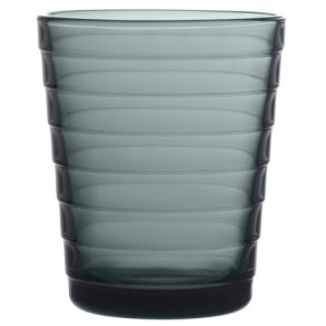 Iittala Aino Aalto Trinkglas 2er Set 22 cl, Dunkelgrau