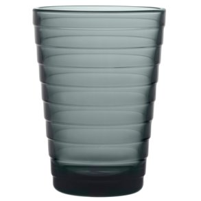 Iittala Aino Aalto Drikkeglas 2 stk. 33 cl, Mørkegrå