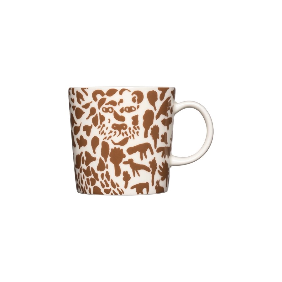 Iittala Oiva Toikka Becher 30 cl, Cheetah Braun