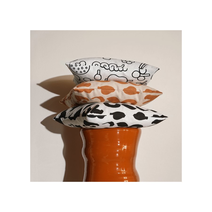 Iittala Oiva Toikka Pudebetr�k 47x47 cm, Cheetah Brun