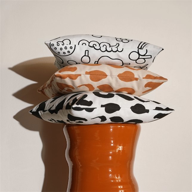 Iittala Oiva Toikka Pudebetr�k 47x47 cm, Cheetah Brun