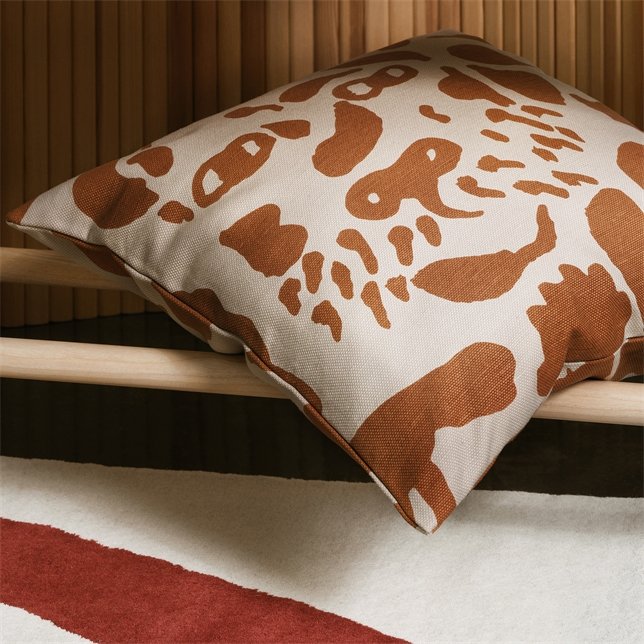 Iittala Oiva Toikka Pudebetr�k 47x47 cm, Cheetah Brun