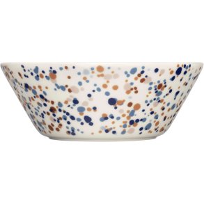 Iittala Oiva Toikka Collect Schale 15 cm, Blau/Braun