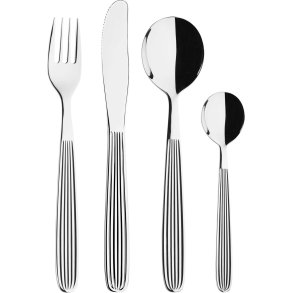Iittala Scandia Bestiksæt 16 Dele, Blankt Stål