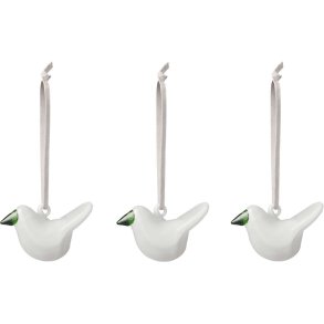 Iittala Fugle 3 stk, Hvid