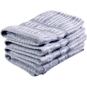 Home by Ilse Jacobsen Vaskeklud 4 stk. 30x30 cm, Stvet/Bl Striber