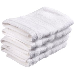 Home by Ilse Jacobsen Vaskeklud 4 stk. 30x30 cm, Hvid