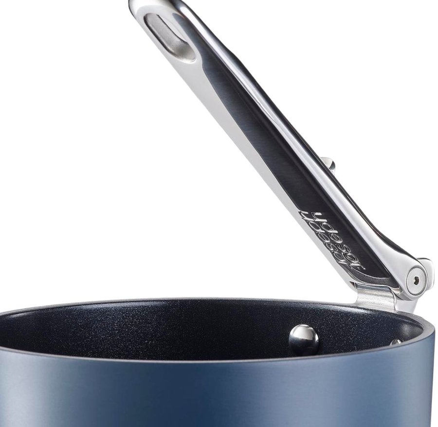 Joseph Joseph Space Kasserolles�t m. Foldbart H�ndtag, Midnight Blue