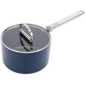 Joseph Joseph Space Non-stick Kasserolle m. Foldbart H�ndtag 2,75 L/19 cm, Midnight Blue