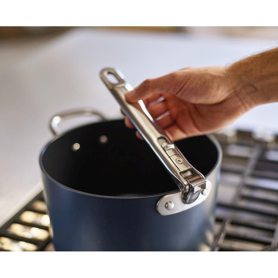 Joseph Joseph Space Non-stick Kasserolle m. L�g 5,11 L/23 cm, Midnight Blue