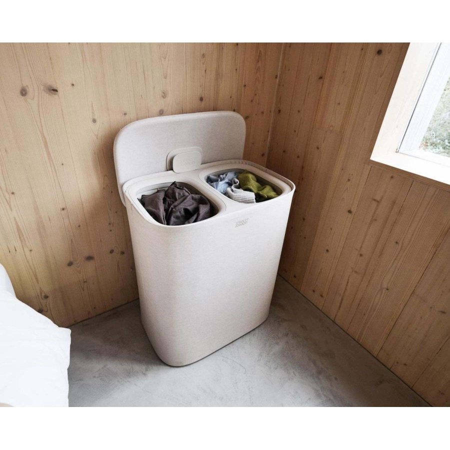 Joseph Joseph Tota 2 W�schekorb 90 L, Pale Mushroom