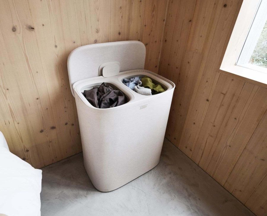 Joseph Joseph Tota 2 W�schekorb 90 L, Pale Mushroom