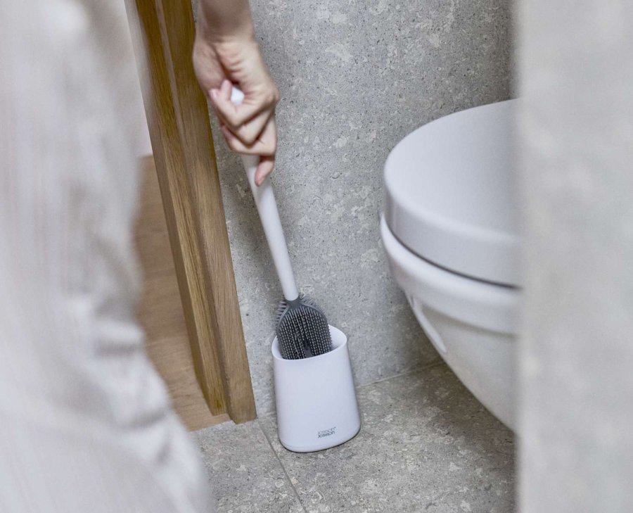 Joseph Joseph Flex 360 Toilettenb�rste, Mattwei�