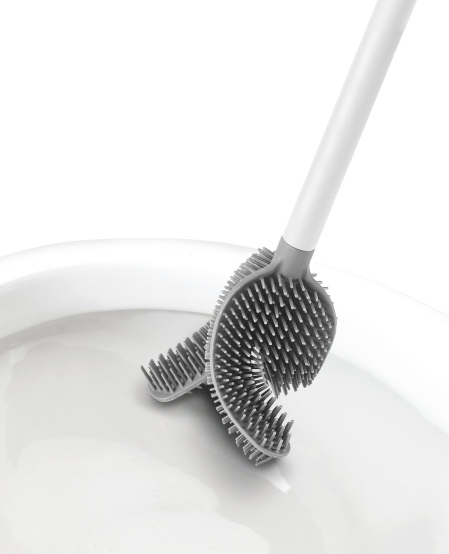 Joseph Joseph Flex 360 Toilettenb�rste, Mattwei�