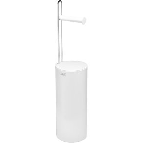 Joseph Joseph EasyStore Fritst�ende Toiletrulleholder H65 cm, Hvid