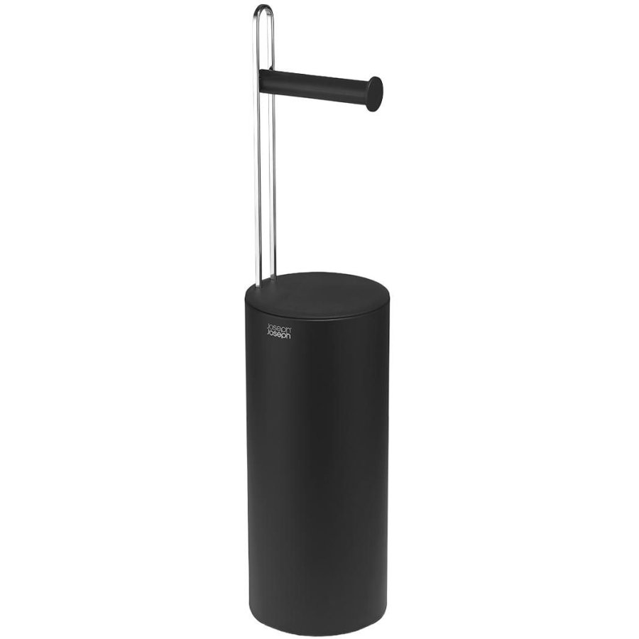 Joseph Joseph EasyStore Fritst�ende Toiletrulleholder H65 cm, Sort