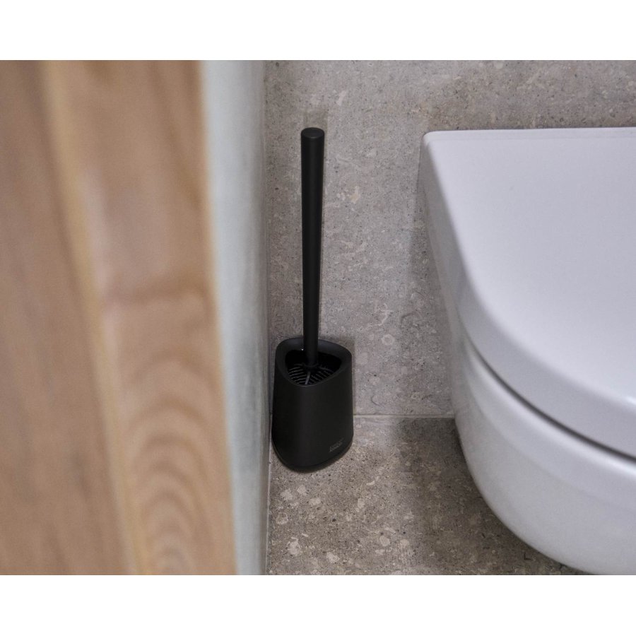 Joseph Joseph Flex 360 Toiletborstel H43,5 cm, Matzwart