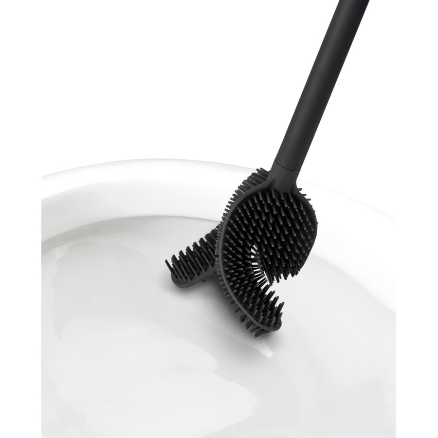Joseph Joseph Flex 360 Toiletborstel H43,5 cm, Matzwart
