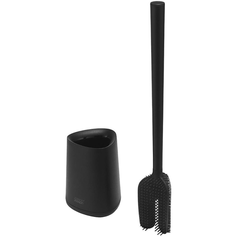 Joseph Joseph Flex 360 Toiletborstel H43,5 cm, Matzwart