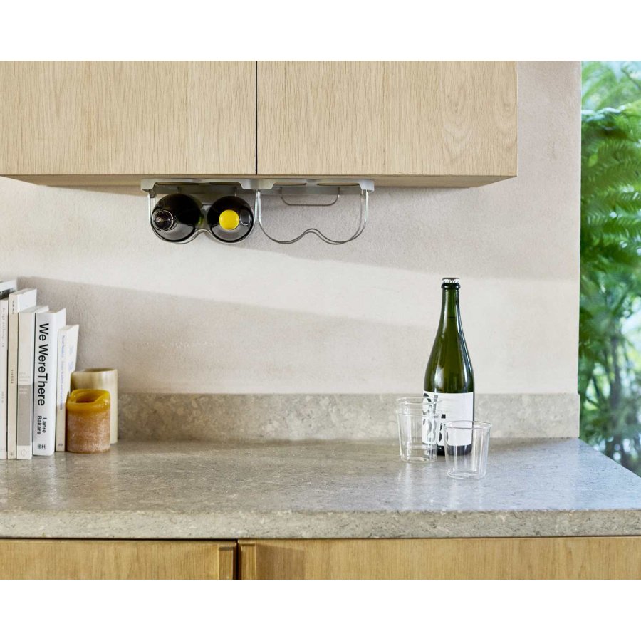 Joseph Joseph Cradle Foldbar Vinreol 38,5 cm, Light Stone