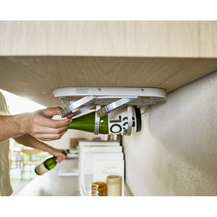 Joseph Joseph Cradle Foldbar Vinreol 38,5 cm, Light Stone
