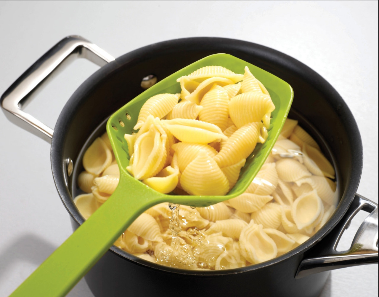 Joseph Joseph Scoop Plus Ske dørslag stor, grøn Dørslag Hjem.dk