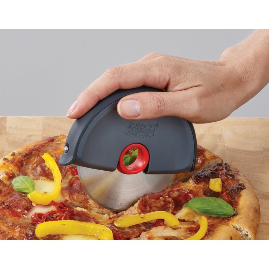 Joseph Joseph Disc Easy-Clean Pizzarad, Grau