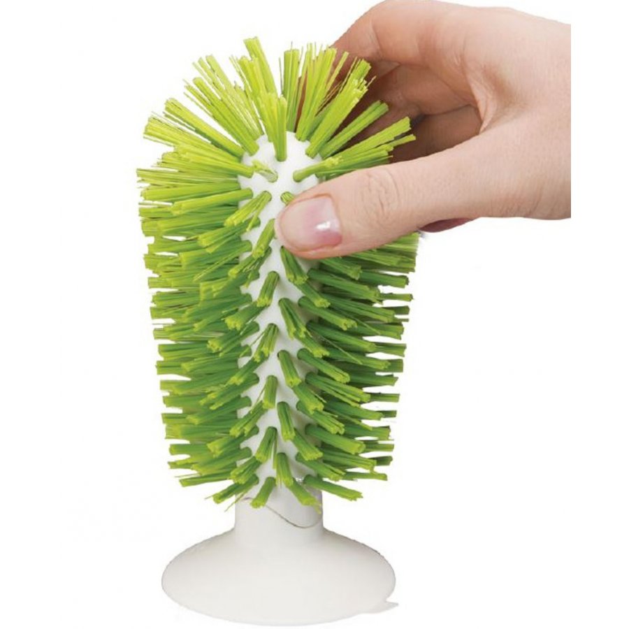 Joseph Joseph Brush-up Opvaskeb�rst til glas 16 cm, hvid/gr�n