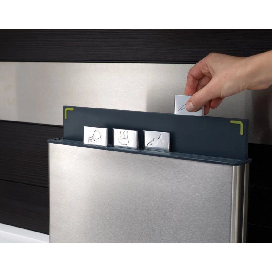Joseph Joseph Index Steel 100 Skrebrt-st 5 dele, gr/rustfrit stl