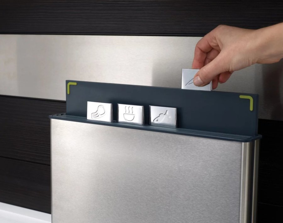 Joseph Joseph Index Steel 100 Skrebrt-st 5 dele, gr/rustfrit stl