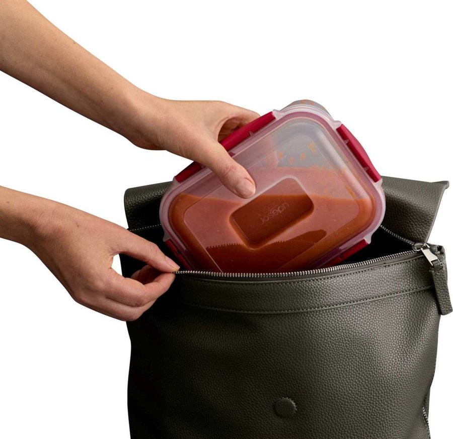 Joseph Joseph Nest Lock Aufbewahrungsbox 4er Set 1,1 L, Rot