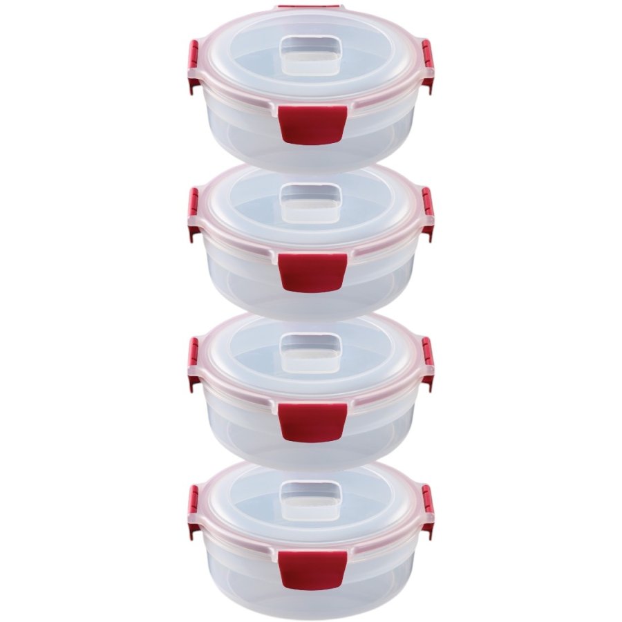 Joseph Joseph Nest Lock Aufbewahrungsbox 4er Set 1 L, Rot
