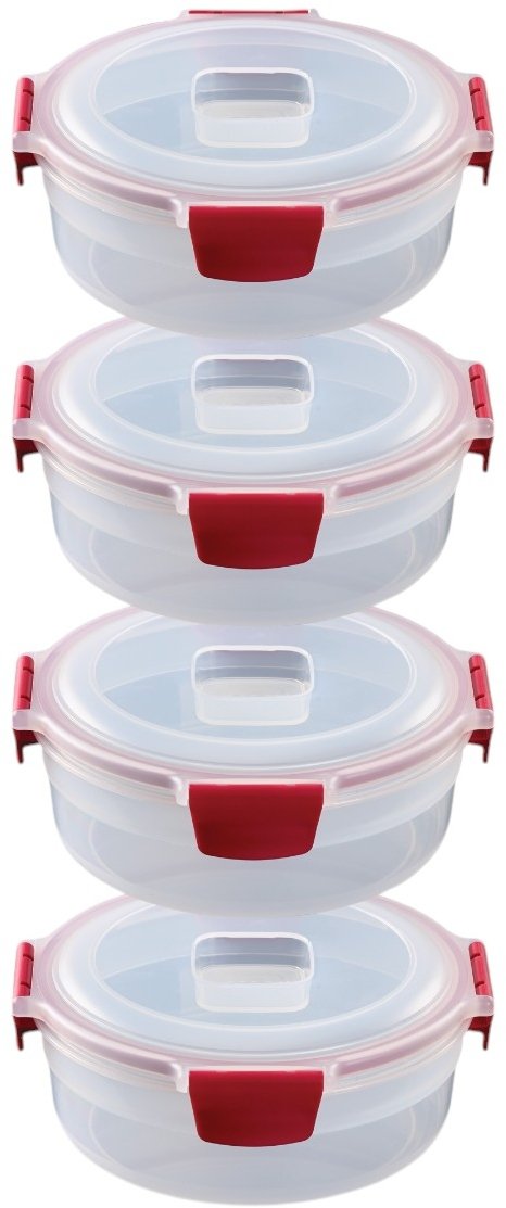 Joseph Joseph Nest Lock Aufbewahrungsbox 4er Set 1 L, Rot