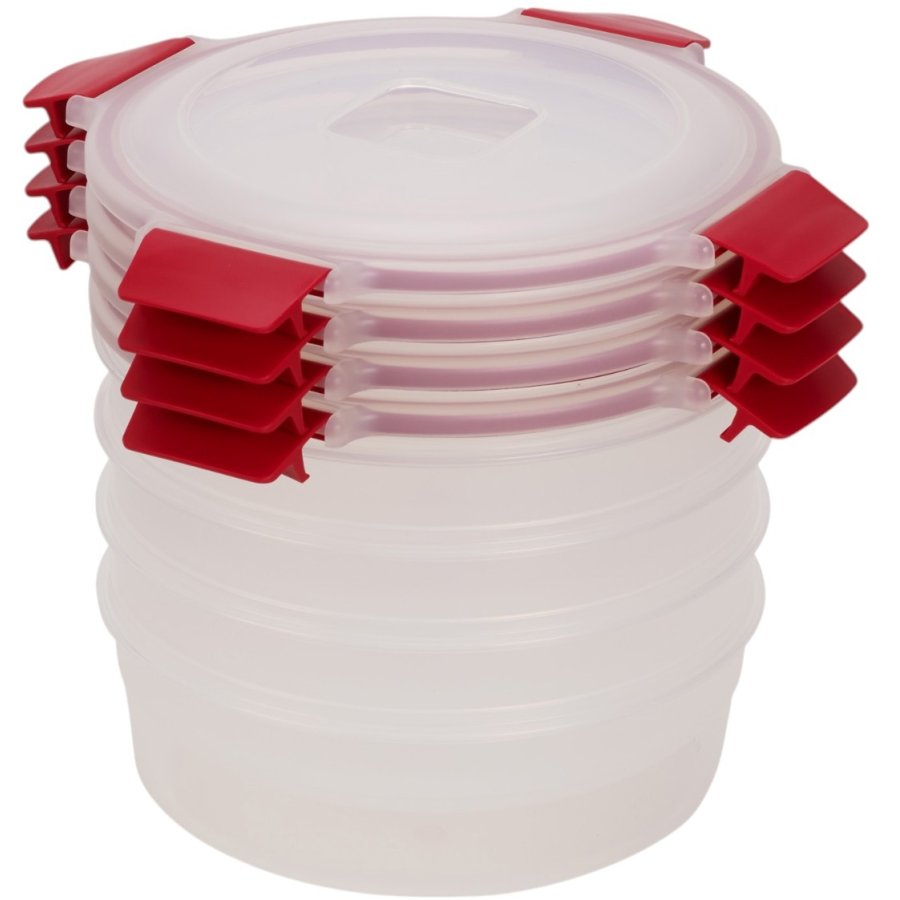 Joseph Joseph Nest Lock Aufbewahrungsbox 4er Set 1 L, Rot
