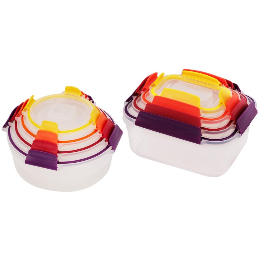 Joseph Joseph Nest Lock Aufbewahrungsbox 8er Set, Mehrfarbig