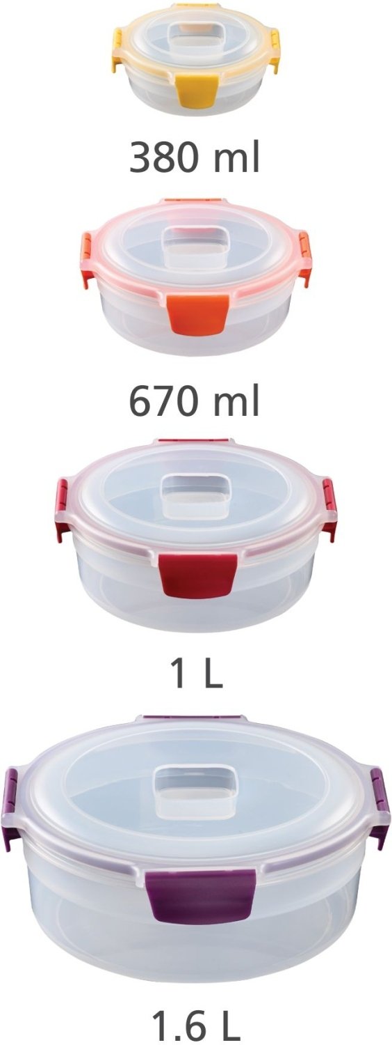 Joseph Joseph Nest Lock Aufbewahrungsbox 4er Set, Mehrfarbig