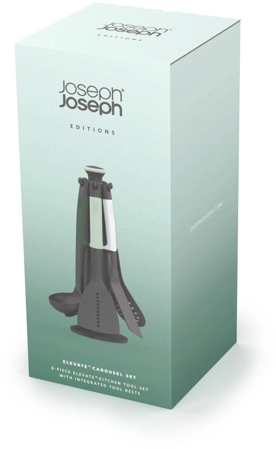 Joseph Joseph Elevate Utensilienset mit Aufbewahrungsstnder, 6-teilig, Grn