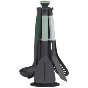 Joseph Joseph Elevate Utensilienset mit Aufbewahrungsstnder, 6-teilig, Grn