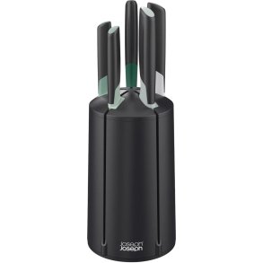 Joseph Joseph Elevate Drehstnder mit Messern, 5-teilig, Grn