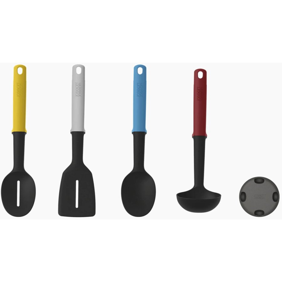 Joseph Joseph Elevate Slim Utensilien-Set mit Aufbewahrungsstnder, 4-teilig, Mehrfarbig