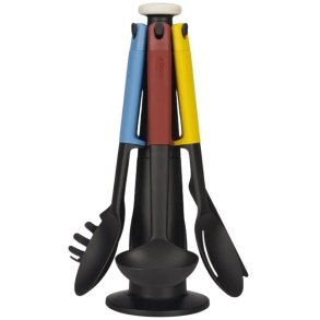 Joseph Joseph Elevate Utensilienset mit Aufbewahrungsstnder, 6-teilig, Mehrfarbig