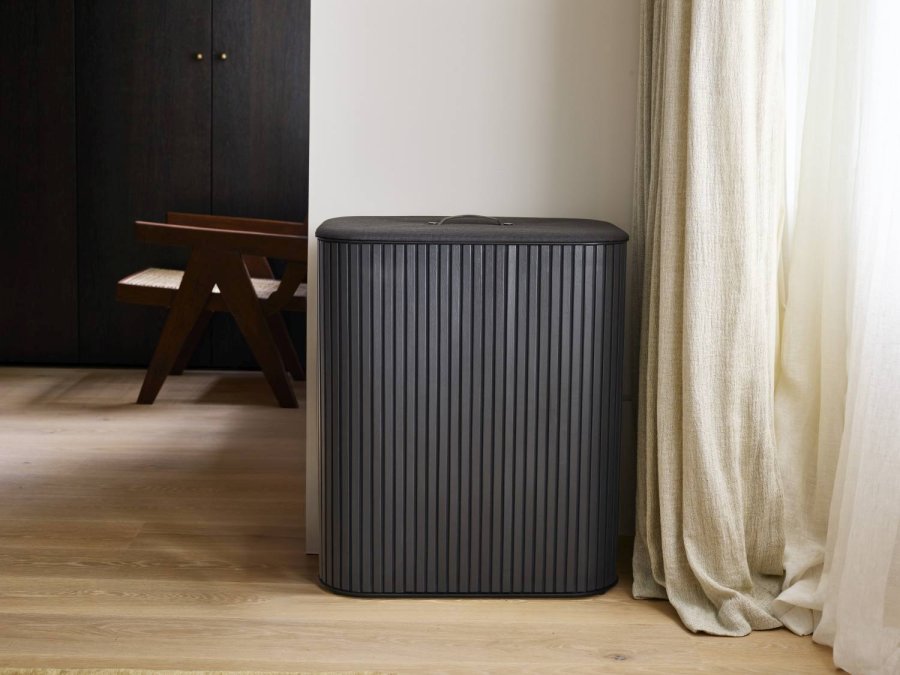 Joseph Joseph Tota Luxe Vasketjskurv 90 L, Sort