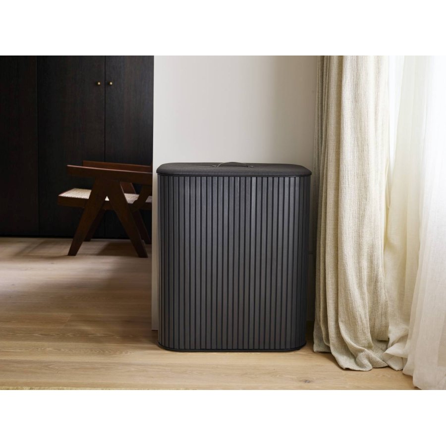 Joseph Joseph Tota Luxe Trio Vasketjskurv 90 L, Sort
